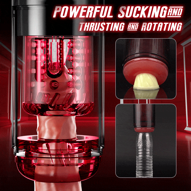 Cinder - Thrusting Rotating Sucking Vibrating Licking Blowjob Stroker