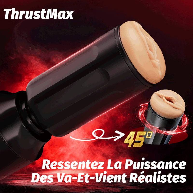 ThrustMax Masturbateur Automatique Mains Libres avec Support