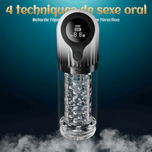 Load image into Gallery viewer, Vortex Male Stroker - 4 niveaux d’aspiration puissants, mode boost à un bouton, facile à nettoyer avec lubrifiant offert
