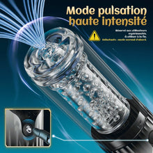 Load image into Gallery viewer, Vortex Male Stroker - 4 niveaux d’aspiration puissants, mode boost à un bouton, facile à nettoyer avec lubrifiant offert