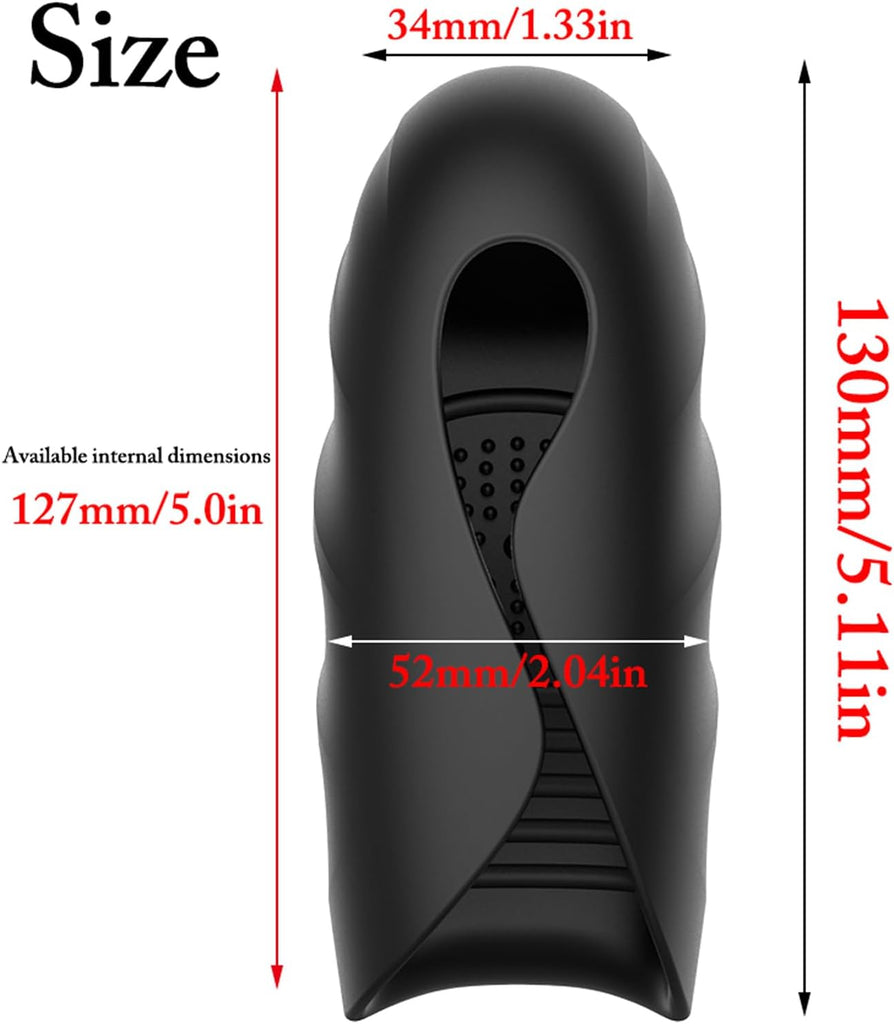 Elektrischer Masturbator Penistrainer Vibrator Mit 10 Vibrationsmodi Penistrainer Massagegerät,Elektrische Masturbator Cup Multiple Reize Sexspielzeug für Mann Eichel Stimulator