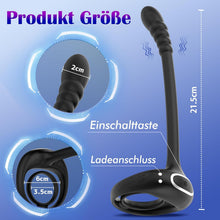 Load image into Gallery viewer, 3 in 1 Prostata Penisringe Analvibratoren mit 10 Vibrationsmodi