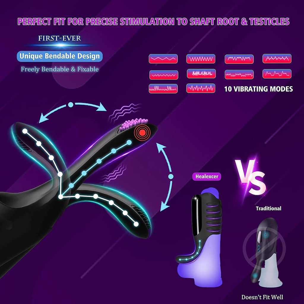 Elektrischer Masturbator Cup - 3 Motoren, 5 Klopfmodi, 10 Vibrationsmodi, Penis Training Massager Silikon Sexspielzeug für Männer Penis Vibrator Trainer Sex Spielzeug für die Männ Masturbieren
