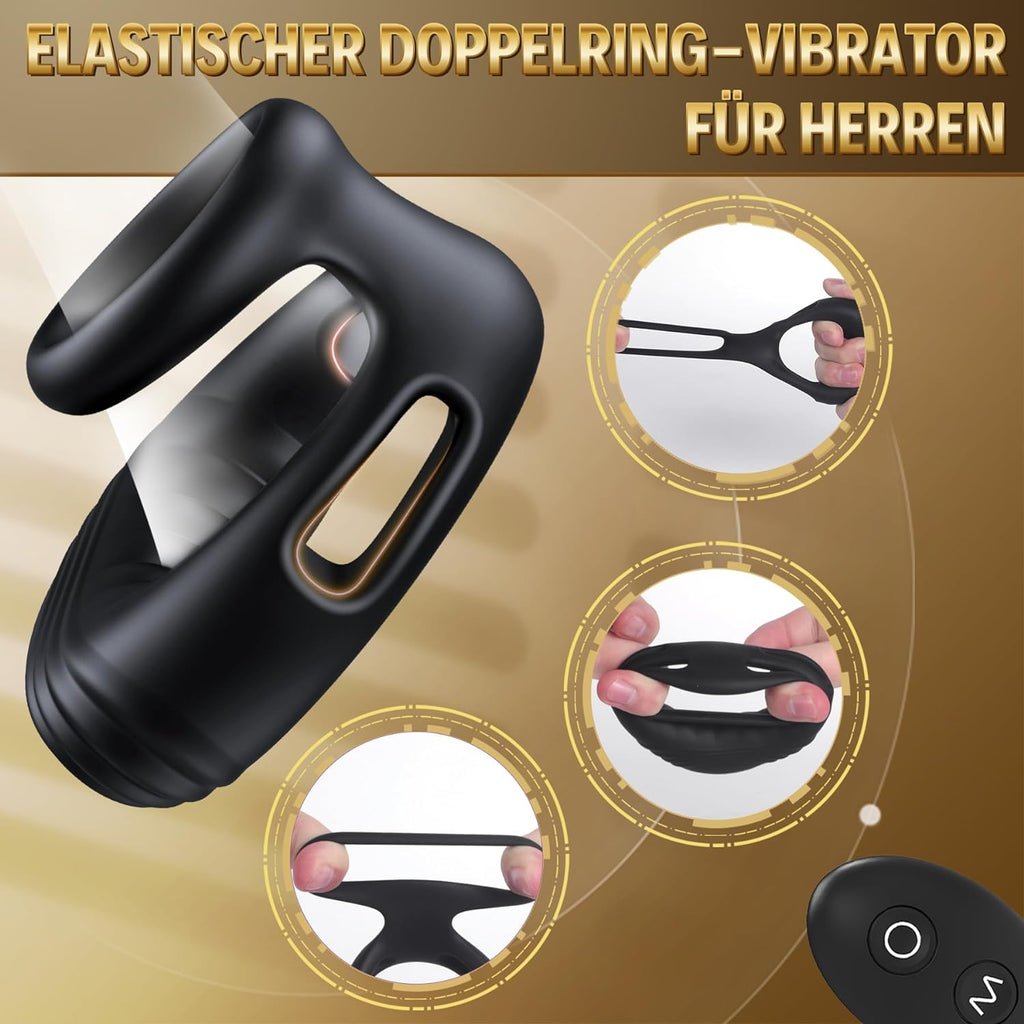 Sex Spielzeug Für Die Paare Penisring, Sex Spielzeug Für Die Männer Dual Penis Ring Vibrator Mit Fernbedienung, Penisringe Langwährende Erektion Cockring Sex Spielzeug Für Die Frau, Männer