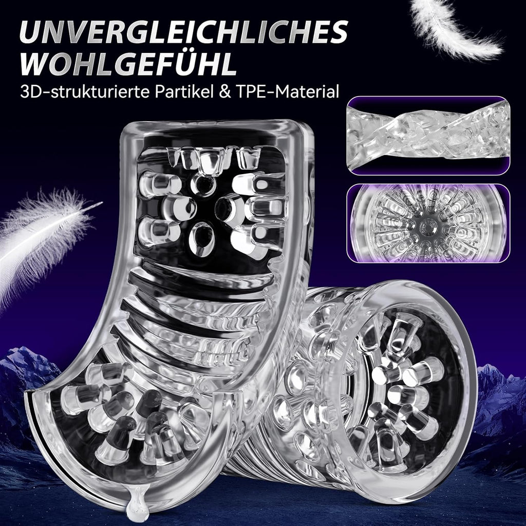 Masturbator Sexmaschine Maschinen & Geräte Masturbieren für Männer mit 7 Modi Teleskopfunktion und Rotation, Sex Spielzeug für die Männer, Penis App-Steuerung LCD Display Masturbatoren